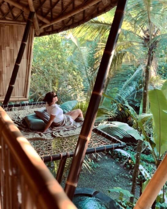 Eco Bamboo Island Bali - Bamboo House #4 Villa Selat Eksteriør bilde