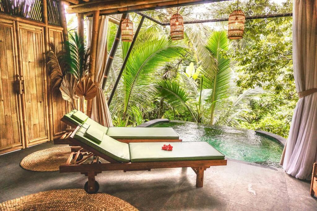 Eco Bamboo Island Bali - Bamboo House #4 Villa Selat Eksteriør bilde