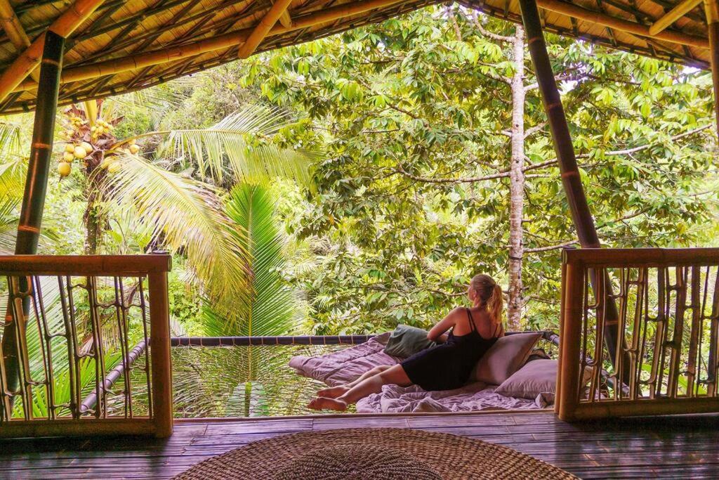 Eco Bamboo Island Bali - Bamboo House #4 Villa Selat Eksteriør bilde