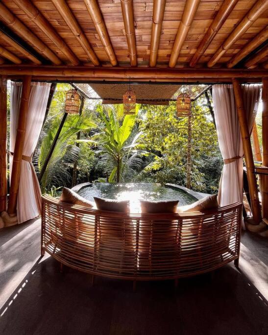 Eco Bamboo Island Bali - Bamboo House #4 Villa Selat Eksteriør bilde