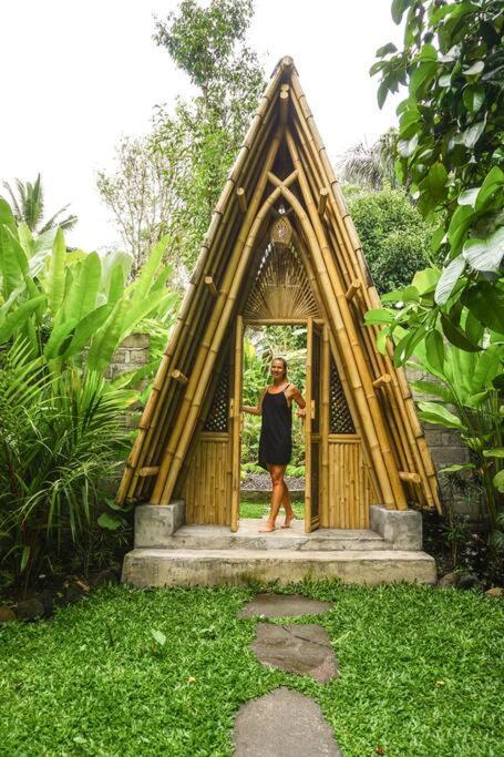 Eco Bamboo Island Bali - Bamboo House #4 Villa Selat Eksteriør bilde