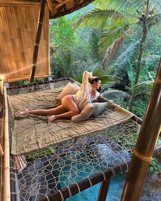 Eco Bamboo Island Bali - Bamboo House #4 Villa Selat Eksteriør bilde
