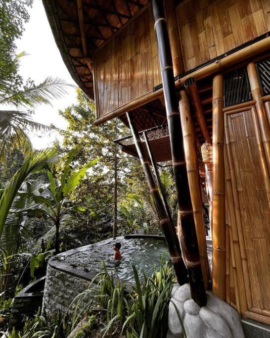 Eco Bamboo Island Bali - Bamboo House #4 Villa Selat Eksteriør bilde