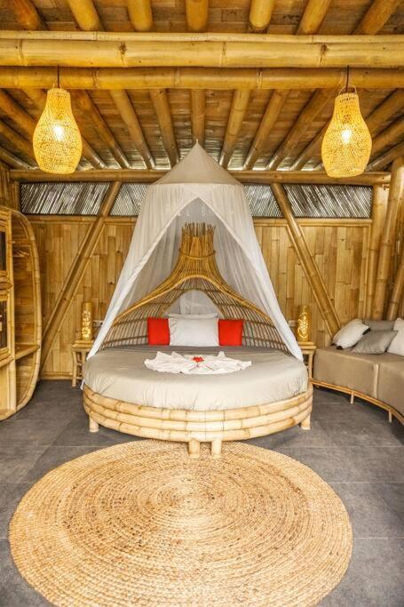 Eco Bamboo Island Bali - Bamboo House #4 Villa Selat Eksteriør bilde