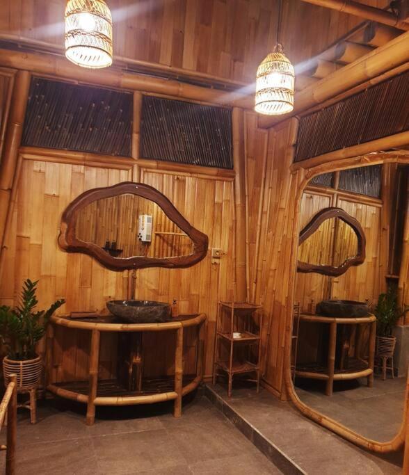 Eco Bamboo Island Bali - Bamboo House #4 Villa Selat Eksteriør bilde