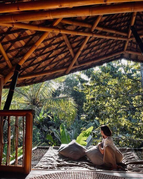 Eco Bamboo Island Bali - Bamboo House #4 Villa Selat Eksteriør bilde